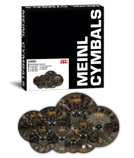 Meinl Classics Custom Dark Expanded Cymbal Set - CCD-CS2
