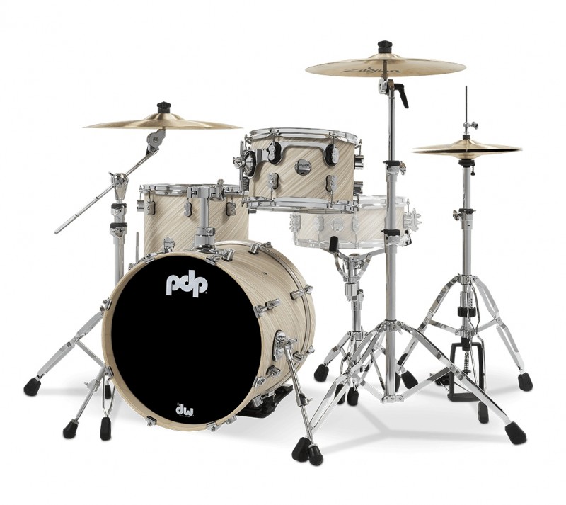 PDP Concept Maple Twisted Ivory 18" Bop kit - With Hardware