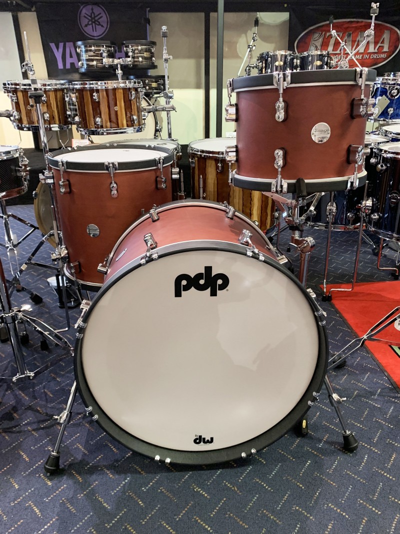 PDP Concept Maple Classic 22" Ox Blood finish shell pack