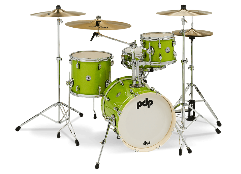 PDP NEW YORKER™ - ELECTRIC GREEN SPARKLE FINISHPLY™ - 4-PIECE KIT
