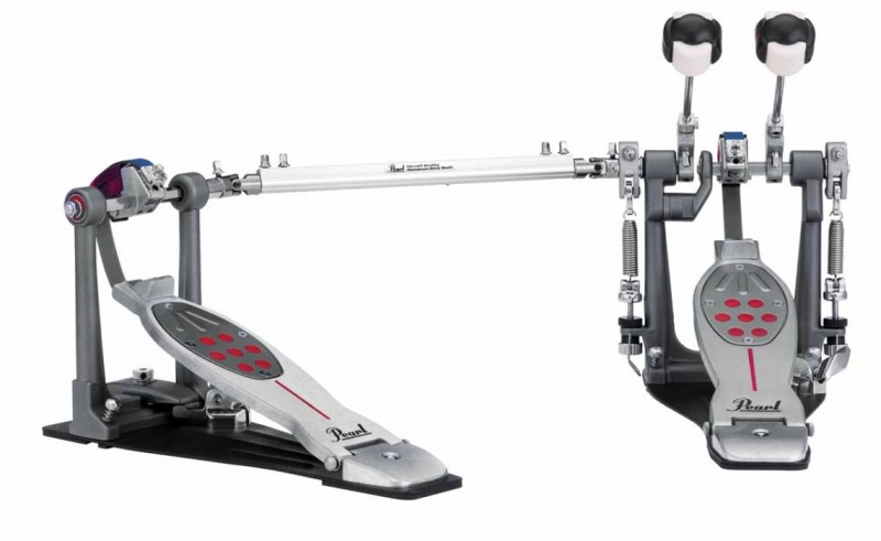 Pearl P2052BL Eliminator Twin Bass Kick Drum Pedal Belt Drive with Case LEFT FOOTED