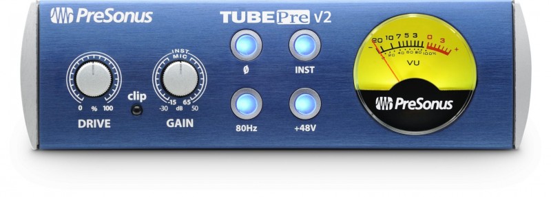 PreSonus TubePre V2 1 Channel Tube Preamplifier and DI Box