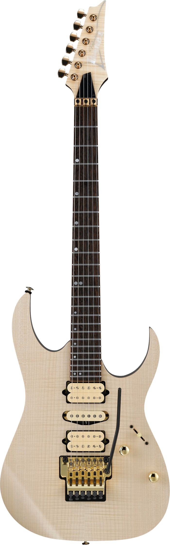 Ibanez RG1070FM NTL Electric Guitar with Bag Natural Low Gloss 2019