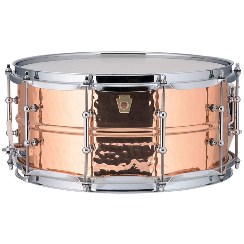 LUDWIG – COPPERPHONIC LC662KT 14"X6.5" COPPER HAMMERED SNARE DRUM