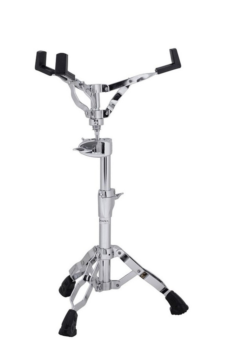 Mapex S800 Armory Double Braced Snare Stand w/ Off Set Omni-Ball Snare Basket Adjuster – Chrome