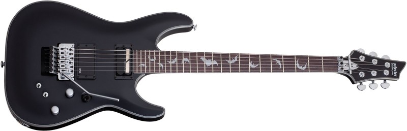 Schecter SCH1189 Damien Platinum-6 FR SSBK Electric Guitar