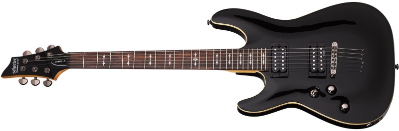 Schecter SCH2063 Omen-6 Left Handed Black Electric Guitar