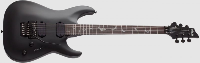 Schecter SCH2471 Damien-6 FR Electric Guitar - Satin Black