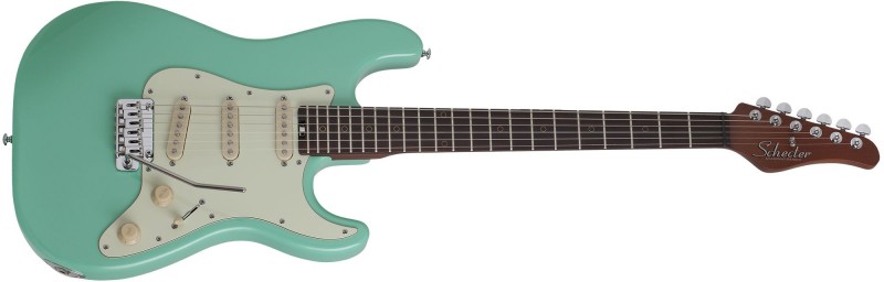 Schecter SCH289 NICK JOHNSTON TRAD DS A GREEN Electric Guitar