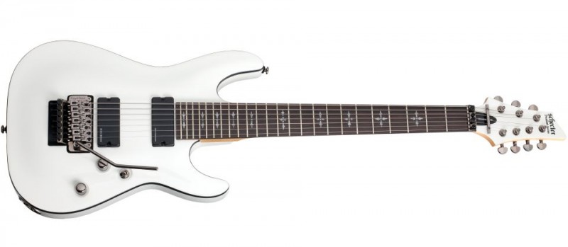 Schecter SCH3250 Demon-7 FR VWHT 7 String Electric Guitar