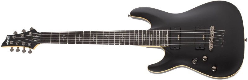 Schecter SCH3667 Demon-7 Left Handed ABSN 7 String Electric Guitar