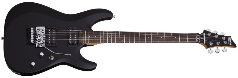 Schecter SCH434 C-6 FR Deluxe SBK Electric Guitar