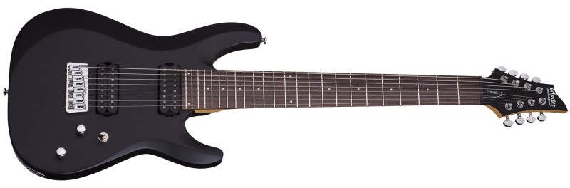 Schecter SCH440 C-8 Deluxe SBK 8 String Electric Guitar