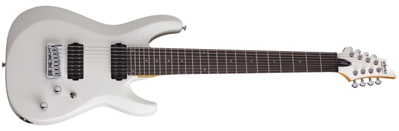 Schecter SCH441 C-8 Deluxe SWH 8 String Electric Guitar