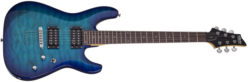 Schecter SCH443 C-6 PLUS Ocean Blue Burst Electric Guitar