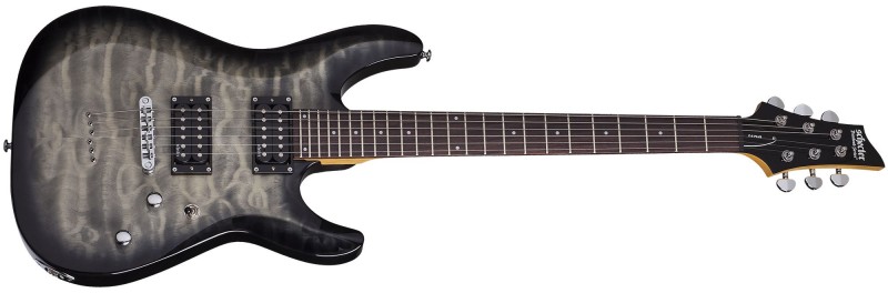 Schecter SCH446 C-6 PLUS Charcoal Burst Electric Guitar