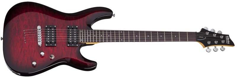 Schecter SCH447 C-6 PLUS Black Cherry Burst Electric Guitar