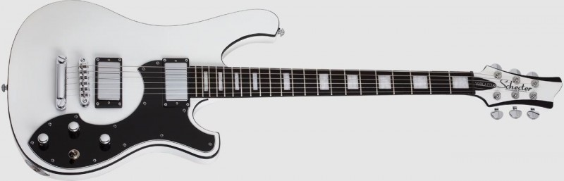 Schecter SCH676 Stargazer-6 Electric Guitar - Gloss White