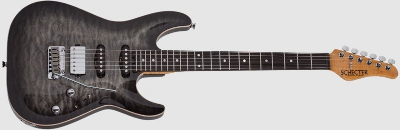 Schecter SCH7302 California Classic Electric Guitar - Charcoal Burst