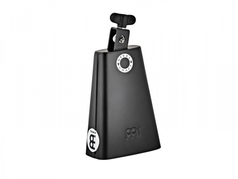 Meinl - SCL70B-BK STEEL CRAFT LINE, Classic Rock Cowbell 7" Big Mouth