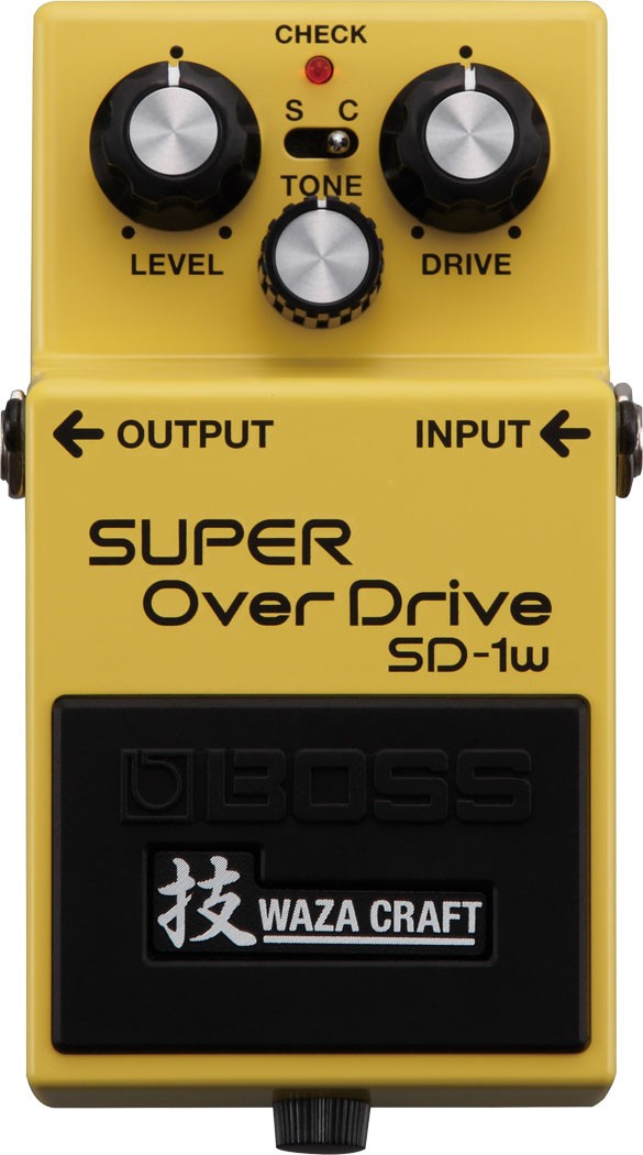 BOSS – SD-1W SUPER OVERDRIVE PEDAL – WAZA CRAFT SPECIAL EDITION