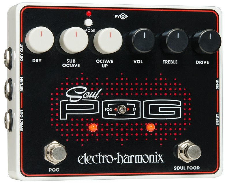 ELECTRO-HARMONIX – EHX – SOUL POG EFFECTS PEDAL – MULTI-EFFECT: NANO POG AND SOUL FOOD