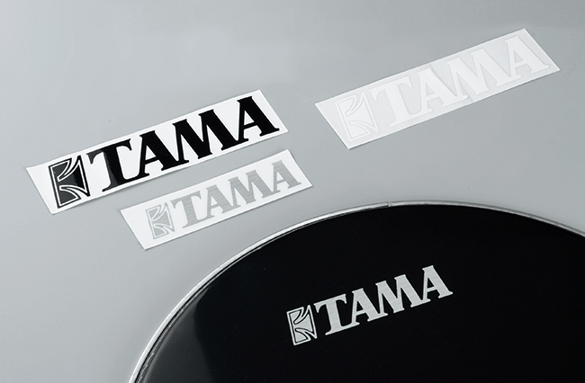 TAMA – TLS100WH WHITE LOGO STICKER