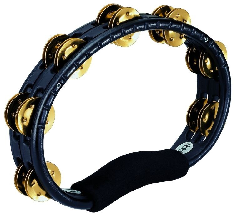 Meinl - Hand Held Traditional Abs Tambourine - Brass Jingles - 2 Rows