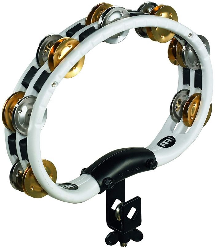 Meinl - Mountable Recording-Combo ABS Tambourine - Dual-Alloy Jingles - 2 Rows