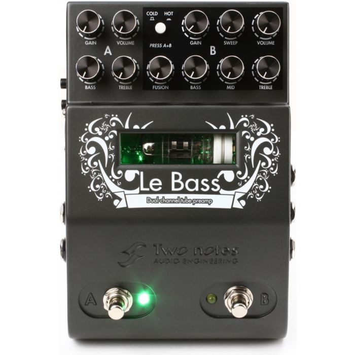 Two Notes Le Bass Dual Channel Bass Tube Preamp Pedal