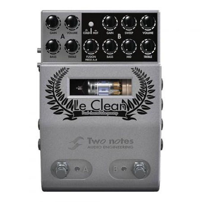 Two Notes Le Clean Dual Channel Clean Tube Preamp Pedal