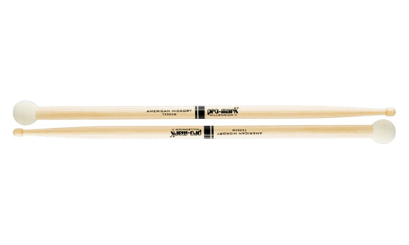 ProMark Hickory SD5 Light Multi Percussion Stick, Wood tip, Felt Butt