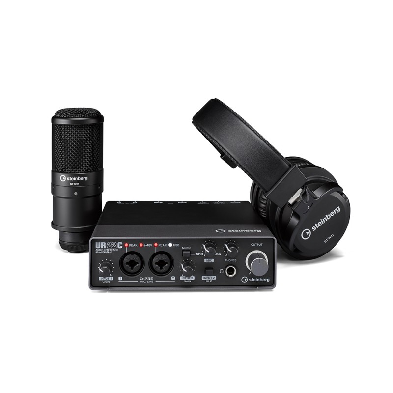 Steinberg UR22C Recording Pack Everything You Need To Make Great Recordings