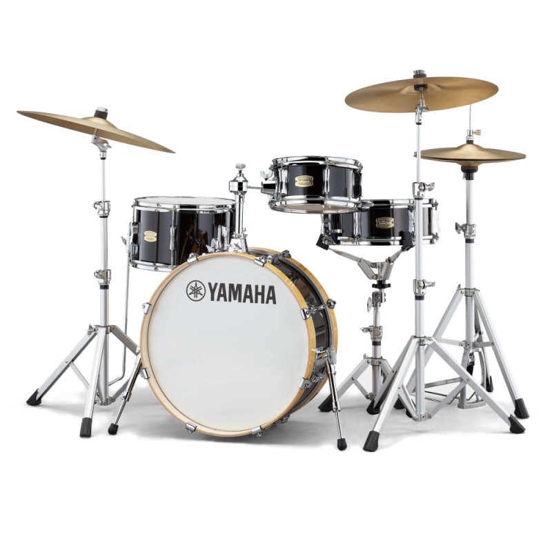 Yamaha Stage Custom Hip 4pc Drum Shell Pack in Raven Black - SBP0F4H