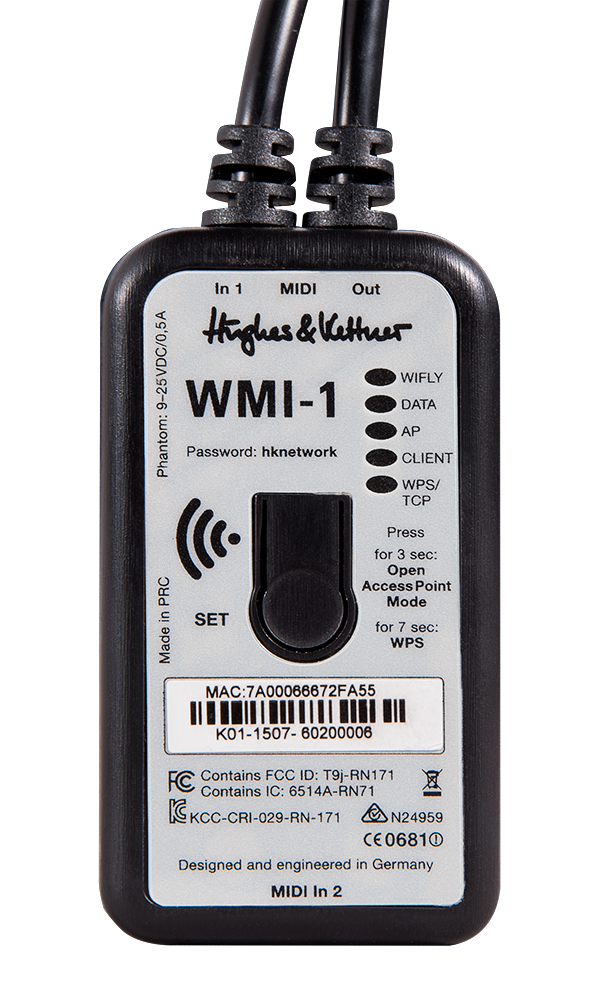 Hughes and Kettner WMI-1 Interface (For iOS Only Android Not Supported)