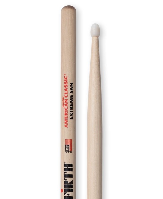 VIC FIRTH X5AN AMERICAN CLASSIC EXTREME 5A NYLON TIP DRUM STICKS