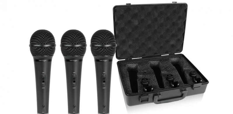 Behringer Ultravoice XM1800S Microphone (3 PACK)