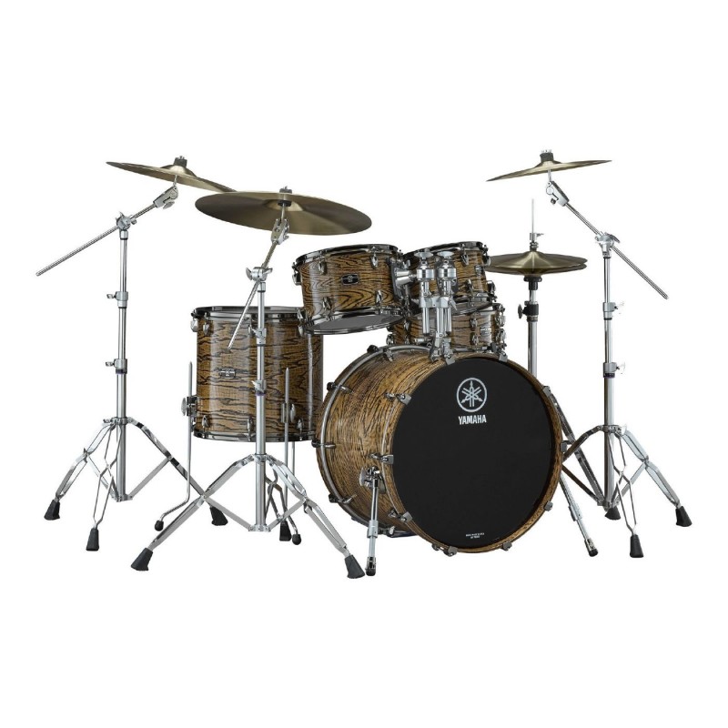 Yamaha Live Custom Hybrid Oak 5-Piece Euro Drum Kit w/ HW880 Hardware – Uzu Natural