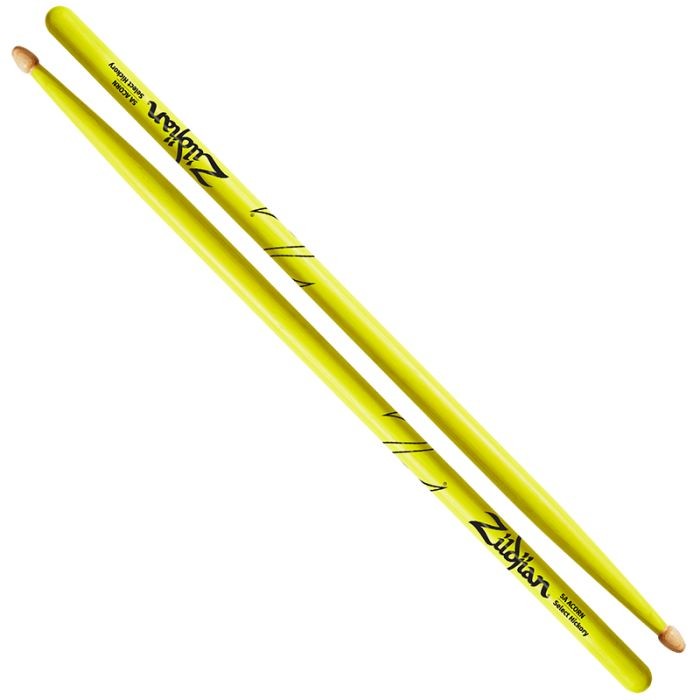 Zildjian Hickory 5A Acorn Neon Yellow Drumsticks