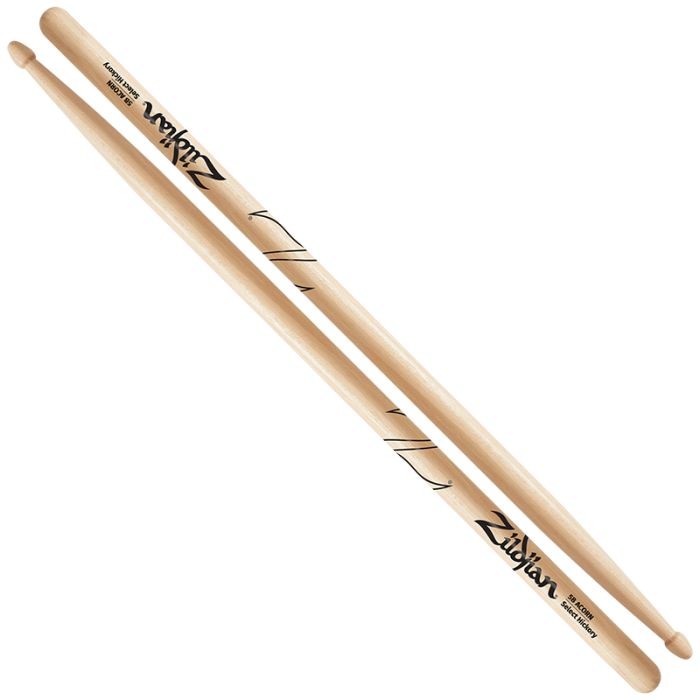 Zildjian Hickory 5B Acorn Tip Drumsticks