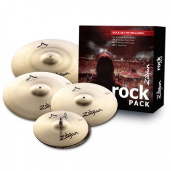 Zildjian A Series Rock Cymbal Value Pack A0801R Plus Free 19" Medium Thin Crash