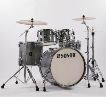 Sonor AQ2 Stage 5 Piece 22" Maple Drum Kit with Hardware - Titanium Quartz
