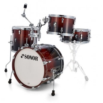 Sonor AQ2 BOP 4 Piece Maple 18" Drum Kit Shell Set - Brown Fade