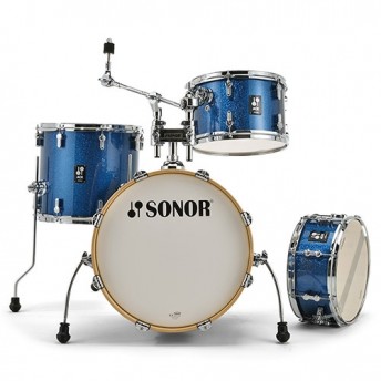 Sonor AQX Jazz 4 Piece Drum Kit 18" Shell Set - Blue Ocean Sparkle AQXJAZZBOS