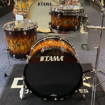Tama Starclassic Walnut Birch 3 Piece Drum Kit Shell Set Molten Brown Burst - WBS32RZS-