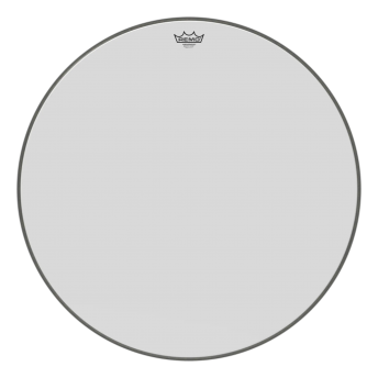 Remo BR-1224-00 24" Ambassador Smooth White Bass Drum Head Skin