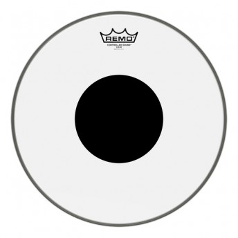 Remo CS-0314-10 14" Controlled Sound Clear Black Dot Drum Head Skin