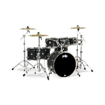 PDP CM7 Concept Maple Series 7-Piece Shell Pack Satin Black Finish Ply