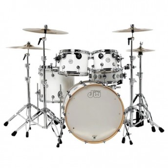 DW Design Series 5 Piece Drum Kit 22" Shell Set - White Gloss
