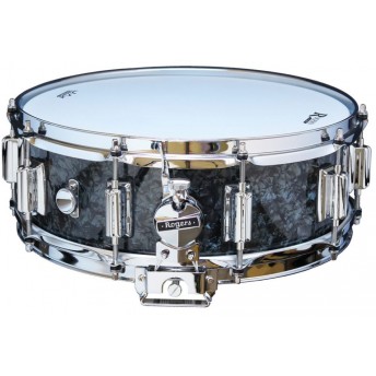 Rogers Dyna-Sonic Beavertail Snare Drum Model No. 36-BP Black Diamond Pearl